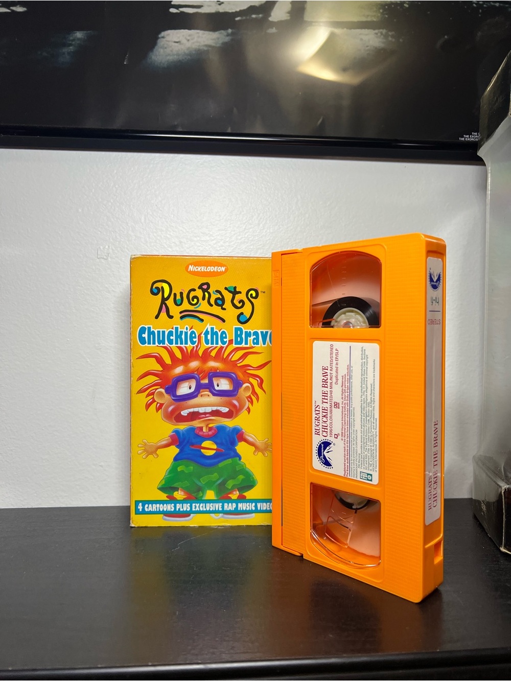 Vintage 1998 Rugrats Chuckie The Brave VHS Tape Nickelodeon Cartoon